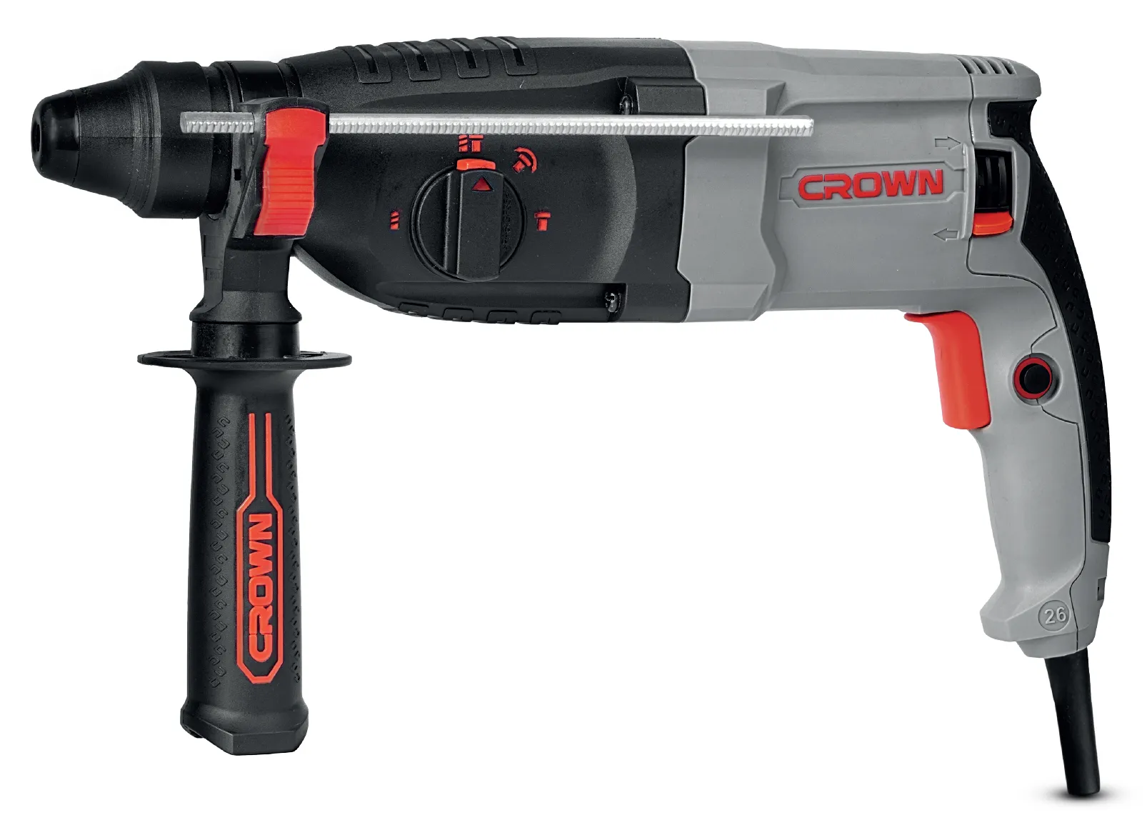 1753619737988_CT18182 Crown Rotary Hammer (Hammer Impact) SDS Plus 26 mm 800 W (CT18182 BMC) - Image 1