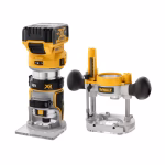 DeWalt Router 18 V XR Size 8 mm ( /Stationary) with Set Battery 5.0 A/Hour (DCW604P2-GB)