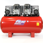 Air Compressor Cast Iron FIAC Motor Power 7.5 HP Flow Rate 1700 L in min Made in Italy 500 L Model ABT500/1716T