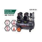 ⁦كمبروسر دي دبليو تي 50 لتر 1400*2 وات بدون زيت DWT K28-50 OA⁩ - الصورة ⁦2⁩