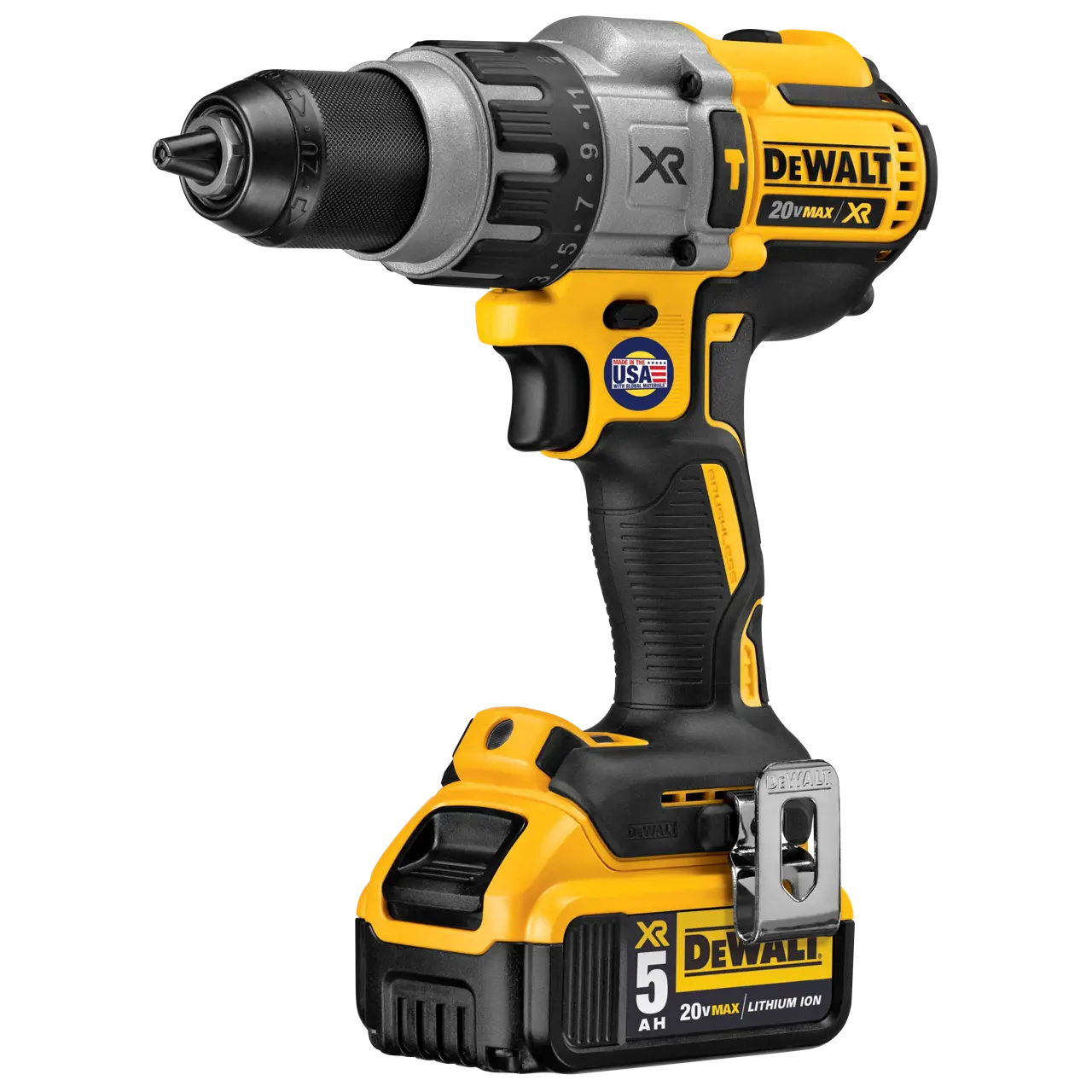 DCD996P2_2_1280 DeWalt Impact Drill 18 V, without Carbon Brushes, Torque 80 N m, 2 Batteries 5.0 A/Hour, Charger, Case (DCD996P2-B5) - Image 1
