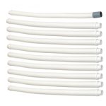 طقم خراطيم الشفط المرنة والأصلية للمكانس الأوتوماتيكية من Hayward Pool Products، بطول 9.7 متر (32 قدم)، موديل PVCHK1900WH