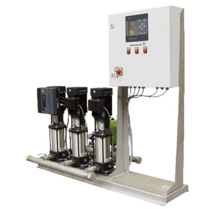 نظام بوستر جراندفوس الذكي لتعزيز الضغط، موديل Hydro MPC-F 3 CR 45-4 (إجمالي 45 حصان / 380 فولت)